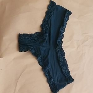 Teal/turquoise victoria's secret cheeky